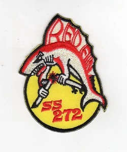 USS Redfin SS 272 - Crest 3 pulgadas BC Patch Cat No C5222 - Imagen 1 de 1