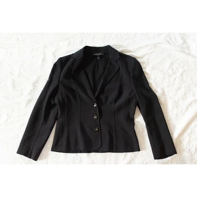 Blazer de lana Escada vintage talla 36 2 elástico tranquilo lujo dinero antiguo carrera Foto 1 de 4