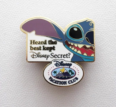 Disney Pin DVC Stitch Best Kept Disney Secret Vacation Club - Image 1 of 4