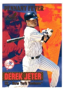 1999 Aurora Pennant Fever #12 Derek Jeter ~ NY Yankees! ~ Lebendige Farbe, scharf! - Bild 1 von 1