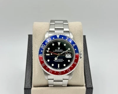 Rolex GMT Master 16700 40mm Pepsi Red and Blue Bezel Stainless Steel - Image 1 of 4