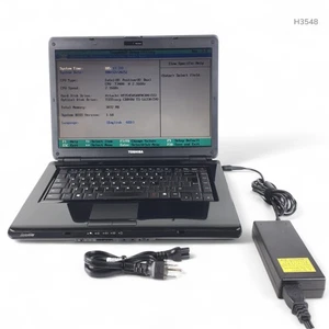 Toshiba Satellite L300 15.4" Laptop Pentium Dual T3400 3GB 500GB HDD Boots/Bios - Picture 1 of 16