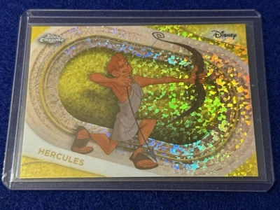 Mini refractor de diamantes Topps 2025 cromado Disney Hércules #44 Foto 1 de 2