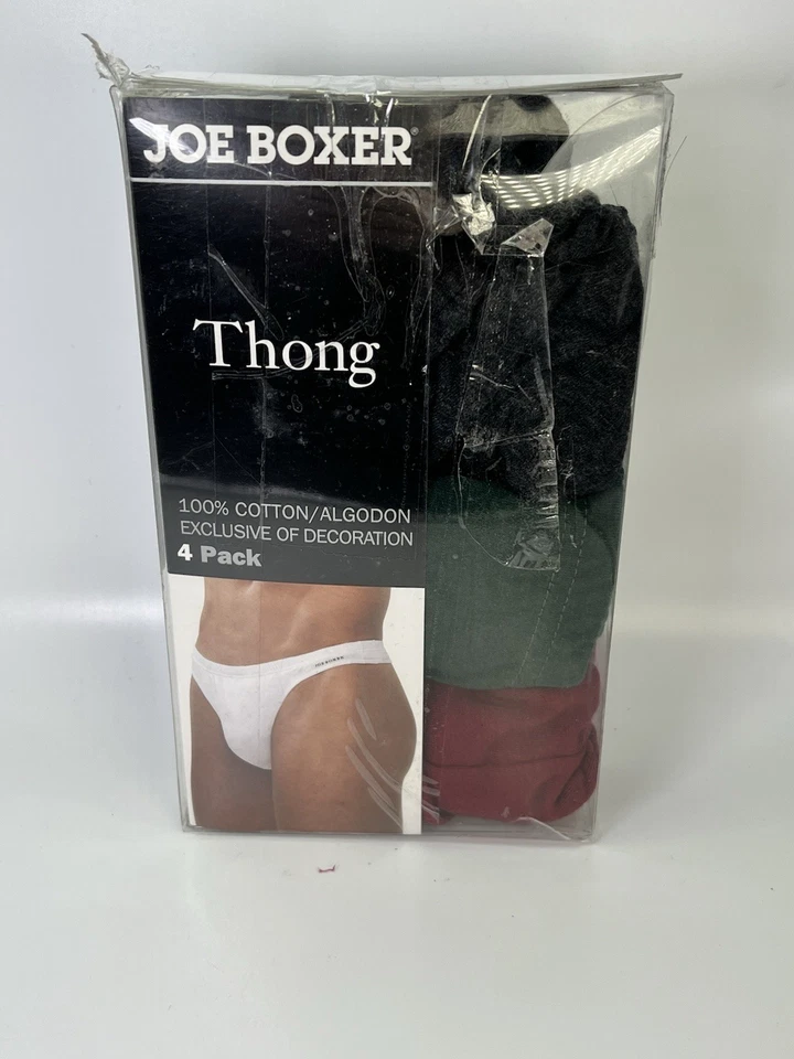Vintage Kmart Joe Boxer Men’s Thong Underwear 3 Pack 100% Cotton Size XL - Image 1 of 4