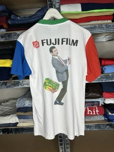 Camiseta Fuji Film Norway Cup 1999 Mr Bean Superia Fotografía De Colección - Imagen 1 de 7