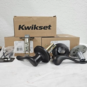 NEW Kwikset 97200-700 Hall/Closet door handle in Venetian Bronze 720LL 11P RCAL - Picture 1 of 7