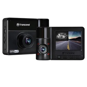 Cámara de tablero Transcend DrivePro 550 de doble lente 64 GB Full HD 1080P WiFi ADAS Fea... - Imagen 1 de 14