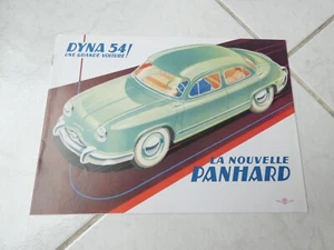 Panhard Dyna 54 fac similé brochure catalogue dépliant prospectus - Bild 1 von 1