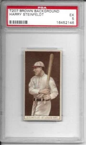 T207 Harry Steinfeldt PSA 5 Cardinals 862 - Picture 1 of 2