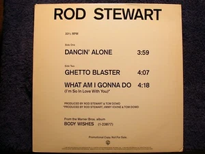 Rod Stewart - Dancin' Alone - U.S. PROMO 12" VINYL - Picture 1 of 1