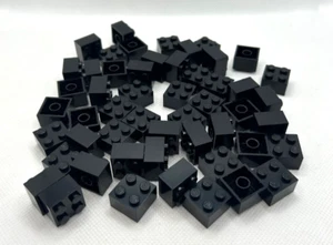 50 Black LEGO Basic Bricks Size 2x2 bulk - Picture 1 of 1