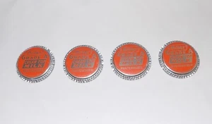 LOT OF 4 COLLECTIBLE MILK BOTTLE FOIL CAP CAPS DAIRY POG POGS MILLER - Picture 1 of 3