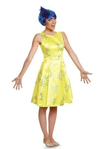 Deluxe Adult Inside Out Joy Costume - Picture 1 of 1