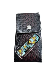 RodWestern Style Leather Phone Holster Funda Celular Vaquero Piel Funda Telefono - Picture 1 of 1