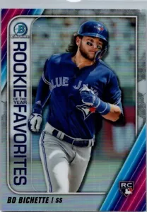 2020 Bowman - Rookie of the Year Favorites Chrome Bo Bichette #ROYF-BB (RC) - Picture 1 of 2
