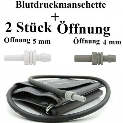 1blood pressure cuff+2xopening5mm-4mm replacement for oximeter arm blood pressure monitor - Image 1 of 4