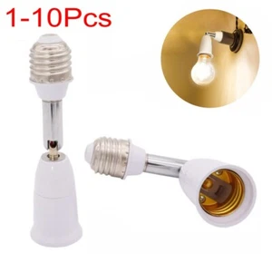 E26 E27 Light Bulb Socket Adjustable Converter Lamp Holder Adapter Extender 4.5" - Picture 1 of 17