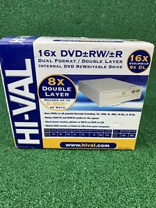 HI-VAL Internal DVD Rewritable Drive 16X DVD +/- RW / +/- R - Picture 1 of 5
