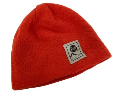 Gorro de acrílico naranja Buff con forro polar - sombrero talla única Foto 1 de 4