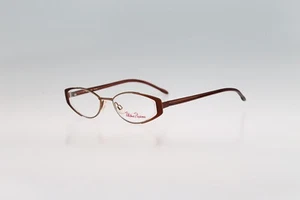 Paloma Picasso I8560 D, Vintage 90s copper color slim cat eye glasses frames NOS - Picture 1 of 10
