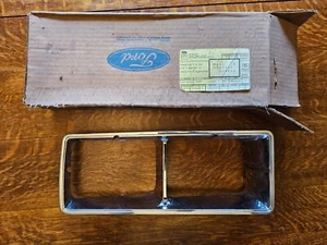 NOS 1979-1986 Mercury Capri Right Headlamp Bezel Chrome D9CY-13064-A Ford - Picture 1 of 6