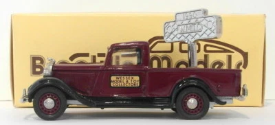 Brooklin 1/43 Scale BRK16A  013B  - 1935 Dodge Pick Up WMTC 1990 1 Of 498 Maroon - Image 1 of 4
