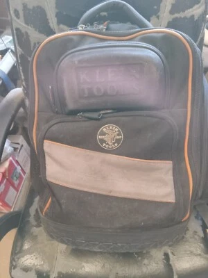 Klein Tools 55456BPL Tradesman Pro Backpack / Tool Bag and Laptop Pocket EUC - Image 1 of 3