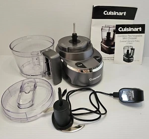 Cuisinart Cordless Mini Prep Processor Mixer Chopper 3 Cup | Grey - Picture 1 of 7