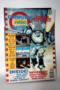 COMPUTER + VIDEO GAMES RIVISTA N°105 AGOSTO 1990 EDIZIONE INGLESE UK GD1 59141 - Foto 1 di 4
