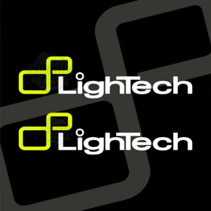 LIGHTECH LOGO DECALS **limited edition MOTOGP MOTO2 Style **NEON **FLUORESCENT - Picture 1 of 1