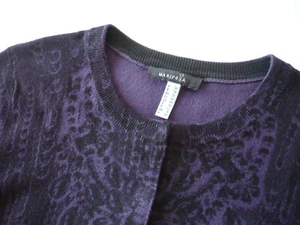 Schöne Strickjacke/Pullover von MARIPOSA, Gr.36/ 38, schwarz-lila - Bild 1 von 7