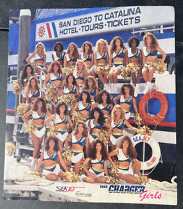 Chargers Girls 1992 Picture NFL San Diego Print Catalina Seajet Cheerleaders