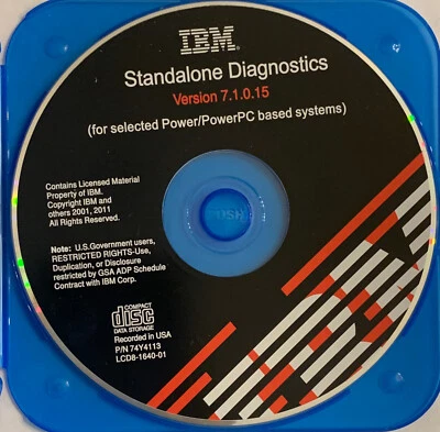 IBM pSeries & RS/6000 Standalone Diagnostics CD - Image 1 of 4