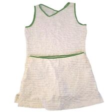 Lily's of Beverly Hills Tennis Skort Set Vintage USA Made Texture Size L FLAW