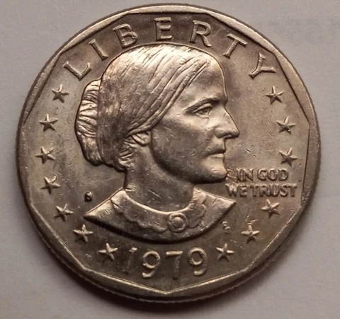 1979 Susan B Anthony "Blob Error" Mint Mark $1 One Dollar Coin FREE SHIP SBA141 Cover