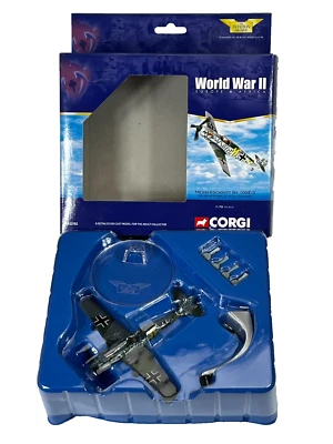 Corgi Aviation Archive Messerschmitt BF 109E-3 1:72 Yellow 11 1940 Mint open box - Image 1 of 4