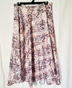 Portmans Women's Snake Print Skirt Size 12 Good Condition - Picture 1 of 8