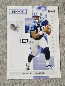 2007 Playoff NFL Playoffs Silver Proof 36/50 Vince Young #97 Tennessee Titans - Picture 1 of 3