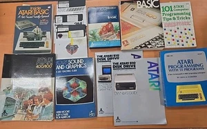 Vintage Lot Of Books, Manuals, Magazines, Media For Atari 400/800, 810 Computer - Picture 1 of 11