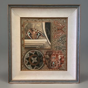 Original NAVAJO Eugene Baatsoslanii Joe SAND PAINTING Still Life 2013 Signed - Picture 1 of 22