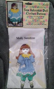 VTG NIP Just For Keeps HBP001 Doll Clothes Pattern “Molly Sunshine” 1993 - Picture 1 of 2