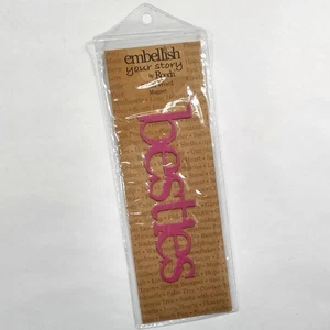 Demdaco Roeda Besties kleines Wort Magnet verschönern Sie Ihre Geschichte 5,5" x 1,75" Neu in Verpackung Einheitsgröße - Bild 1 von 7