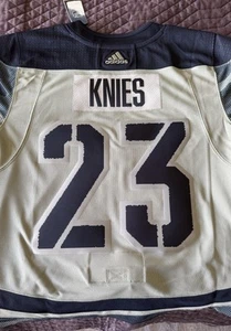 Toronto Maple Leafs Adidas Logo Military Appreciation Authentic Matthews Knies - Picture 1 of 11