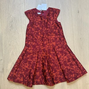 Neu mit Etikett 100 % authentisches Christian Dior Kleid für Mädchen - Größe 10 Jahre - rot - Bild 1 von 16