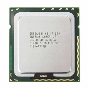 Intel Core i7-960 CPU Quad-Core 3.2 GHz 8 MB LGA 1366 SLBEU Processor - Picture 1 of 1