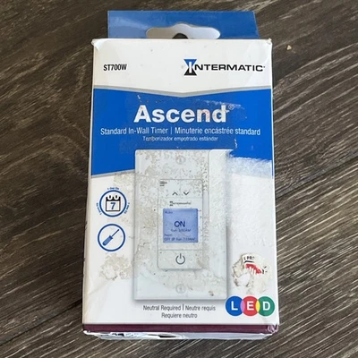 Intermatic Ascend ST700W 120V In-wall Timer Automatic Daylight Programmable - Image 1 of 4