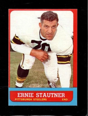 1963 TOPPS #129 ERNIE STAUTNER NMMT SP STEELERS HOF *SBA3670 - Image 1 of 2