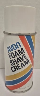 Creme de barbear vintage Avon Foam novo em folha. 11 Oz. - Imagem 1 de 4