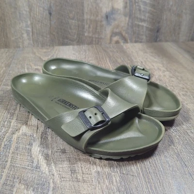 Birkenstocks 马德里 EVA 凉鞋女式 8 码卡其色 EU 尺码 39 休闲拖鞋 — 第 1/4 张图片