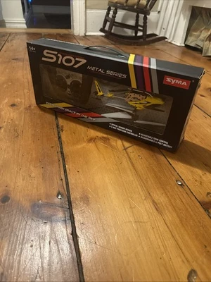 SYMA S107G Metal Series Gyroscope Infrared 3 Channels RC Mini Helicopter YELLOW - Image 1 of 3
